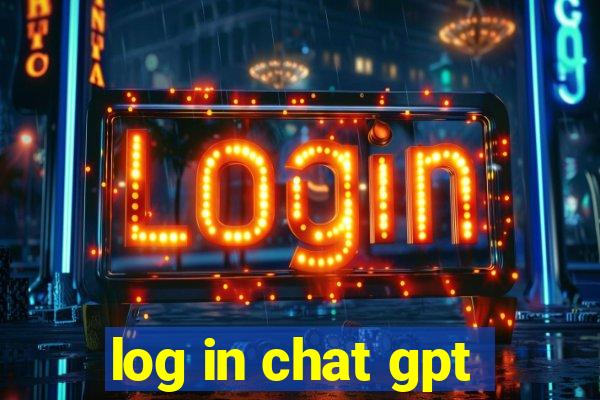 log in chat gpt